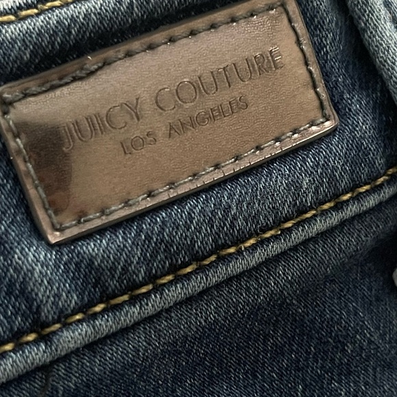 Juicy Couture Y2K Women’s Skinny Jeans Size 12 – Medium Wash Stretch Denim - Picture 2 of 5